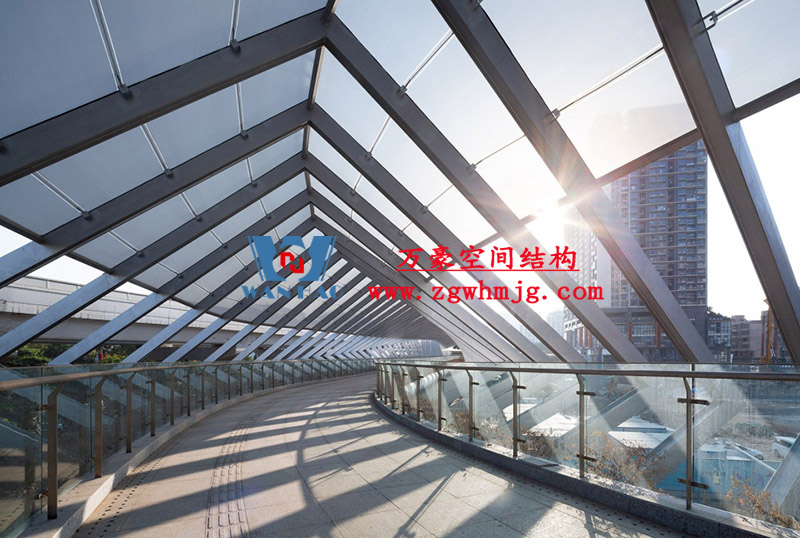 深圳龍崗三館一城ETFE連廊膜結(jié)構